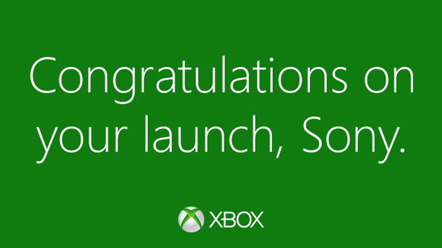 Συγχαρητήρια στη Sony από τη Microsoft για το λανσάρισμα του PS4