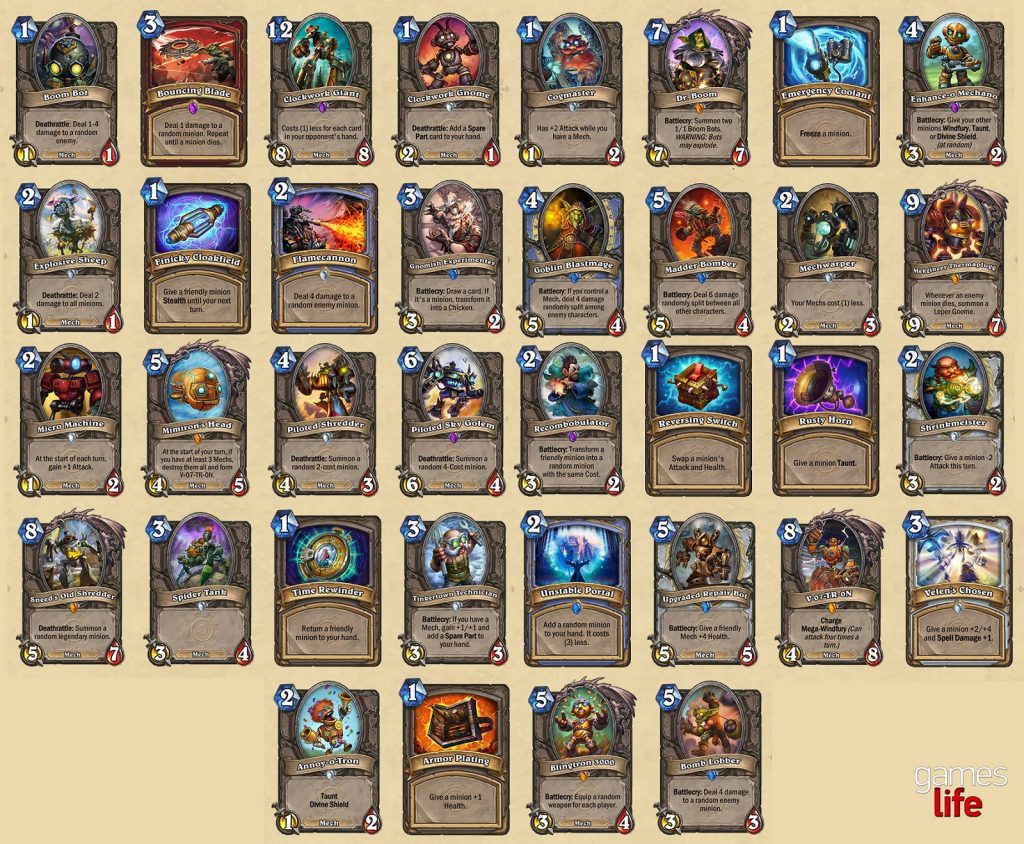 hearthstone all gg cards
