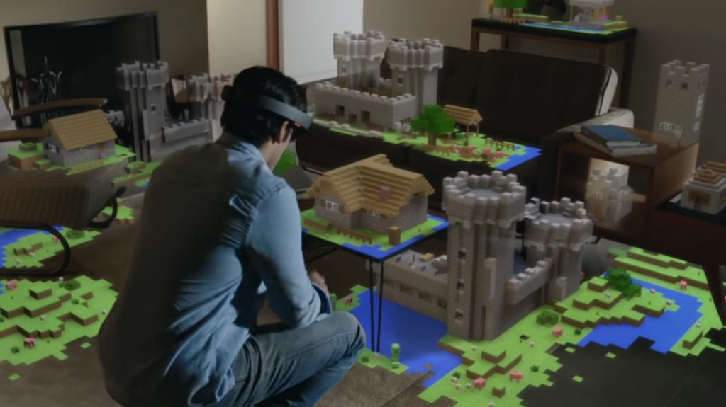 To Minecraft στο Hololens!