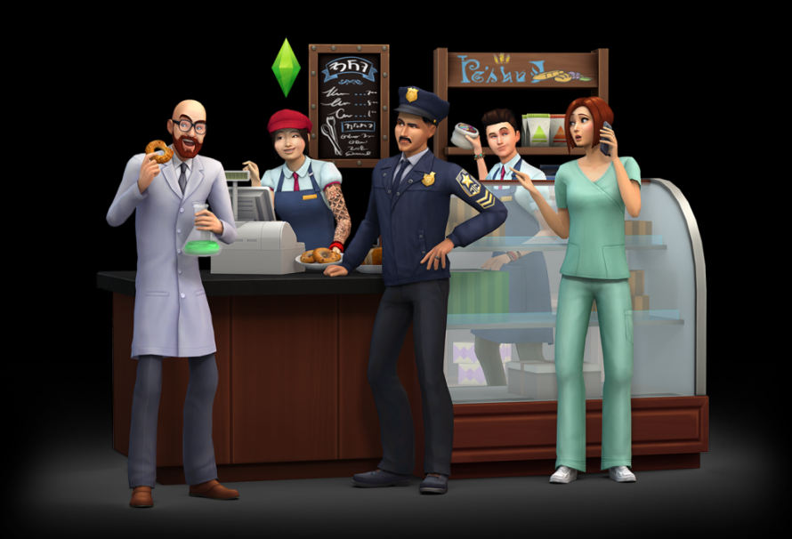 sims 4 get to work sims 4 get to work