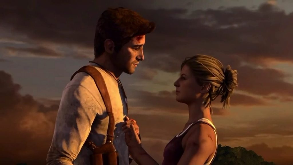 Nathan Drake and Elena Fisher