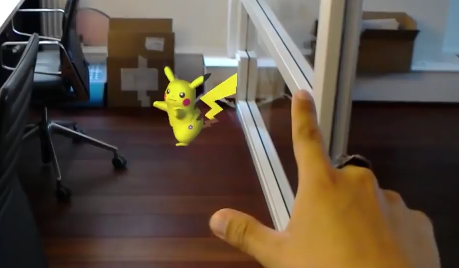 Pokemon Go Hololens 1