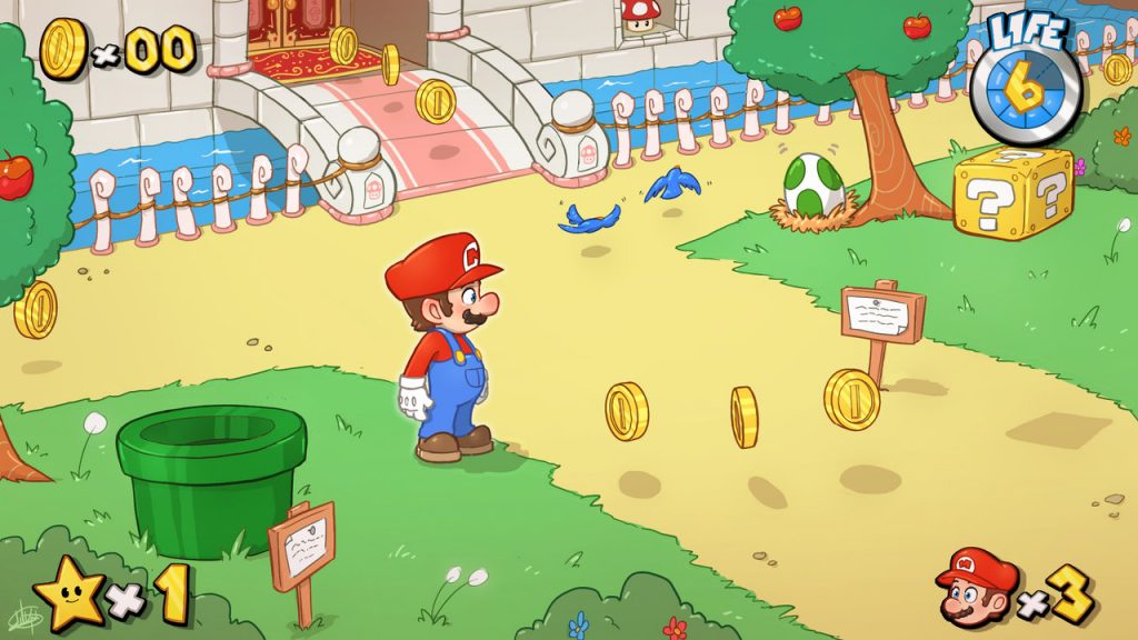 Fan-made Super Mario game
