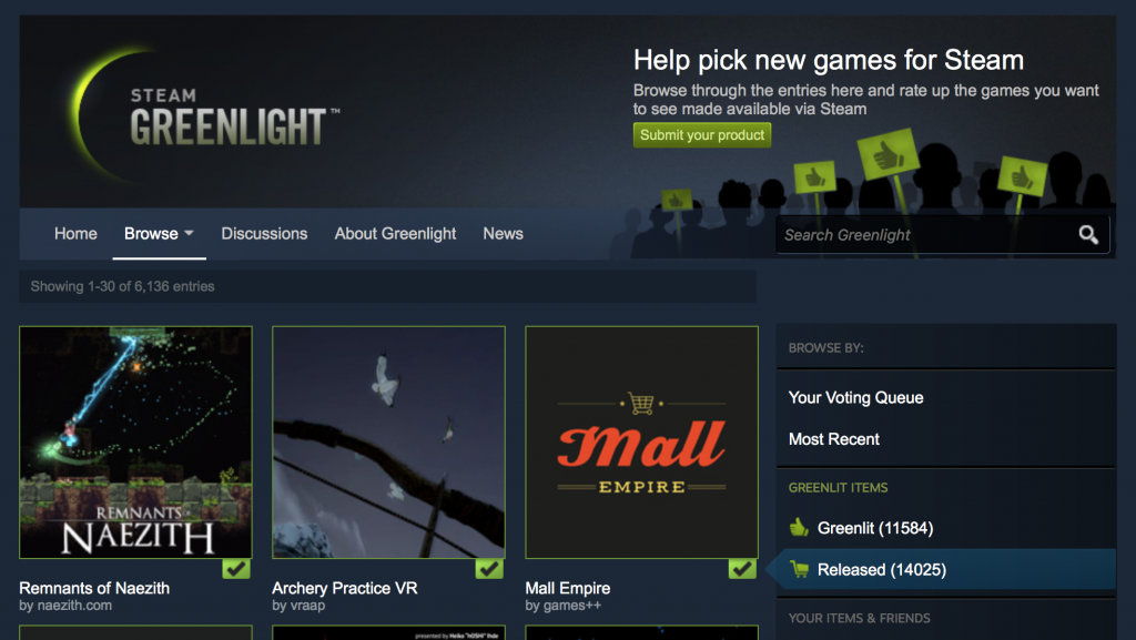 Το Steam Direct αντικαθιστά το Steam Greenlight (κι αυτό δεν αρέσει…)! Steam-Greenlight-1-1024x577