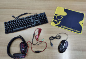 4 σε 1: Gaming πληκτρολόγιο, headset, ποντίκι και mousepad